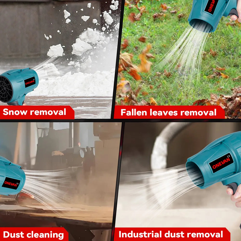 LymHous™ -ONEVAN 200M/S Brushless Turbo Jet Fan 2000W Cordless Electric Air Blower Dust Snow Removal Tool for 18V Battery
