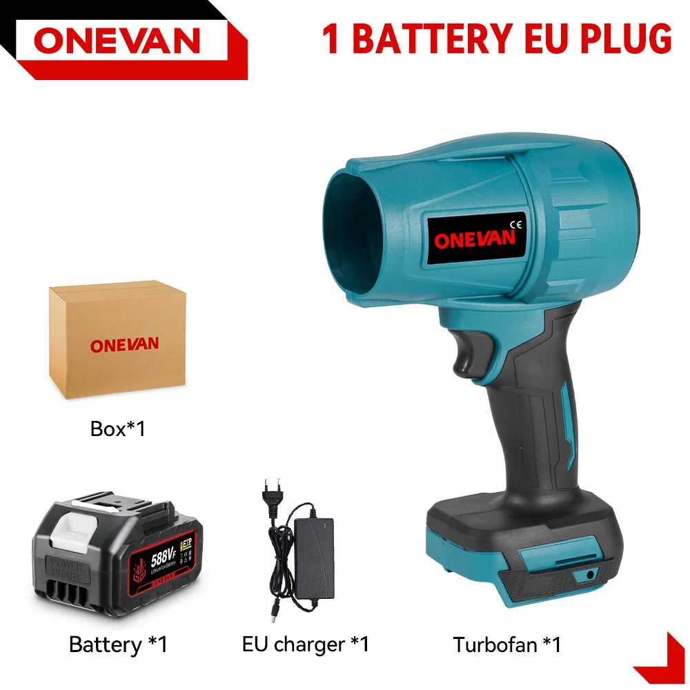 LymHous™ -ONEVAN 200M/S Brushless Turbo Jet Fan 2000W Cordless Electric Air Blower Dust Snow Removal Tool for 18V Battery