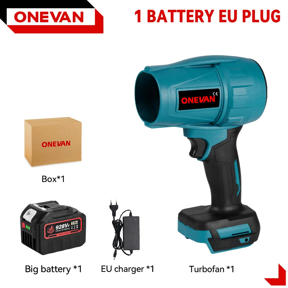 LymHous™ -ONEVAN 200M/S Brushless Turbo Jet Fan 2000W Cordless Electric Air Blower Dust Snow Removal Tool for 18V Battery