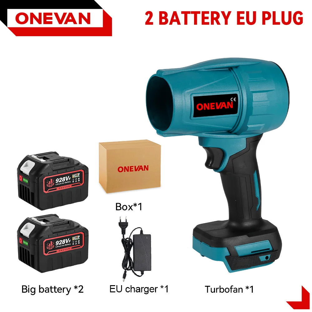 LymHous™ -ONEVAN 200M/S Brushless Turbo Jet Fan 2000W Cordless Electric Air Blower Dust Snow Removal Tool for 18V Battery