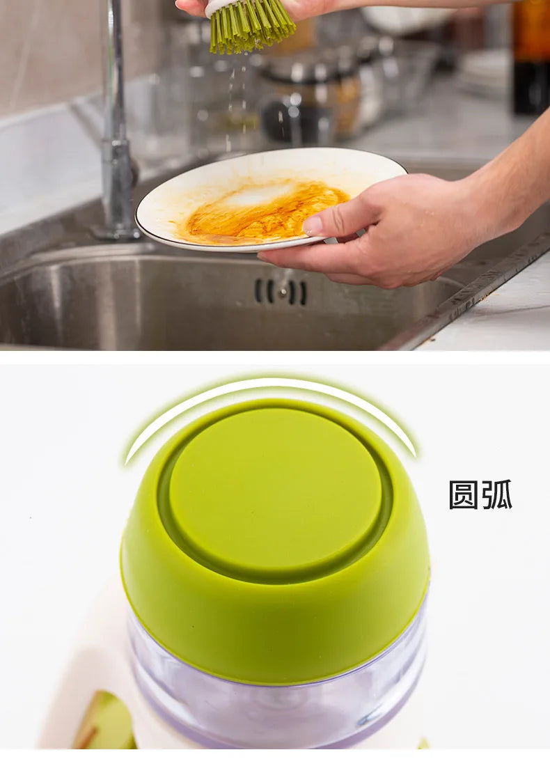 LymHous™ -Dish Brush With Soap Dispenser Multi Use Soap Dispensing Scrub Brush For Household Universal Kitchen Dish Palm Brush With Tary
