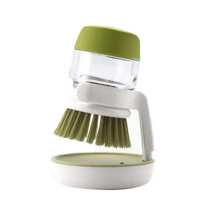 LymHous™ -Dish Brush With Soap Dispenser Multi Use Soap Dispensing Scrub Brush For Household Universal Kitchen Dish Palm Brush With Tary